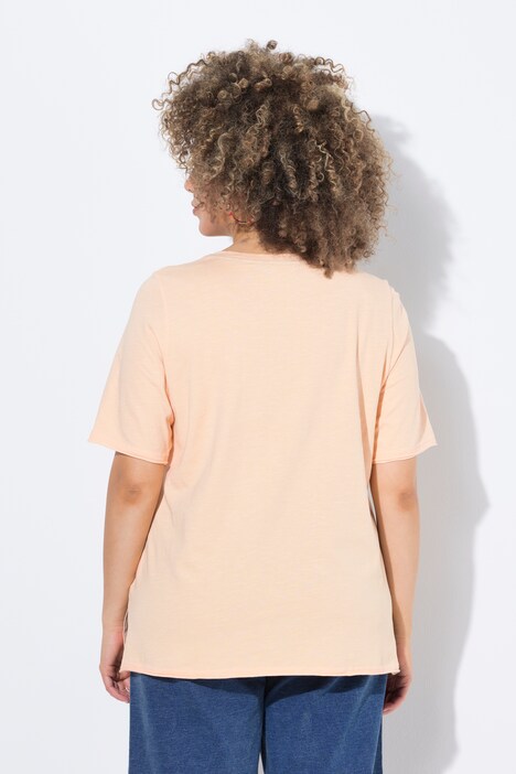 T-shirt, Beverly Hills, classic, V-hals, korte mouwen