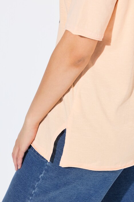 T-shirt, Beverly Hills, classic, V-hals, korte mouwen