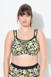 Soutien-gorge de sport, sans armatures, motif léopard - bonnet C-E