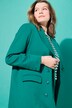 Blazer, rett passform, dobbelspent, revers, langermet