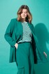 Blazer, rett passform, dobbelspent, revers, langermet