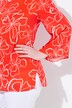 Blouse doublée. Encolure V et manches longues