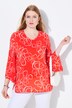 Blouse doublée. Encolure V et manches longues