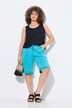 Sweatshort Mary, wijde pijpen, vintage look, elastische tailleband