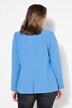 Blazer, figursydd passform, reversert krage, knappelukking
