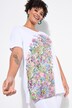 Camiseta, forma en A, motivo de flores
