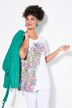 Camiseta, forma en A, motivo de flores