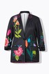 Blazer, Classic Fit, Scuba, estampado de flores