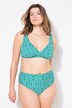 Bikini-slip, trusse, høj talje, Ikat-print