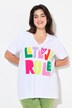 T-shirt, A-form, LOVE-flokprint