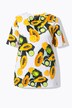 Camiseta Slinky, papayas, clásica, escote en V, media manga