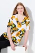 Camiseta Slinky, papayas, clásica, escote en V, media manga