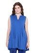 Top, A střih, tunikový výstřih, bez rukávů, biobavlna
