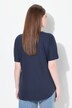 T-shirt, plis, col rond, manches courtes, coton biologique