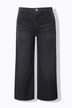 Jeans-culotte, wijde pijpen, 5-pocket, cutted zoom