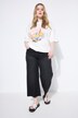 Jeans-culotte, wijde pijpen, 5-pocket, cutted zoom