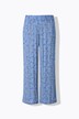 Slipon-bukser, brede ben, paisley-print