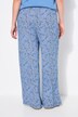Slipon-bukser, brede ben, paisley-print