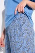 Slipon-bukser, brede ben, paisley-print