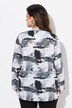 Bluse, rett passform, batikkmønster, paljetter
