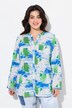 Chemisier coupe Straight Fit, imprimé batik, paillettes