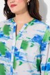Chemisier coupe Straight Fit, imprimé batik, paillettes