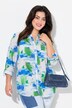 Chemisier coupe Straight Fit, imprimé batik, paillettes