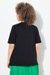 T-shirt oversize. Cœur motif léopard. Col V et manches courtes. Coupe Classic