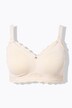 Soutien-gorge d'allaitement Bellieva. Ouverture sur le devant des bretelles. Bords en dentelle