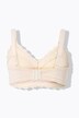Soutien-gorge d'allaitement Bellieva. Ouverture sur le devant des bretelles. Bords en dentelle