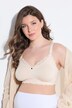 Soutien-gorge d'allaitement Bellieva. Ouverture sur le devant des bretelles. Bords en dentelle