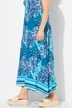 Maxi-jurk, patchprint, A-lijn, V-hals, mouwloos