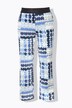 Pantalon Sienna en jersey. Motif cercles. Taille élastique et jambe étroite