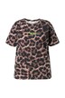 Tričko, oversize, leopardí vzor, výšivka Studio Untold
