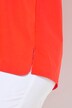 T-shirt, materiaalmix, A-lijn, V-hals, korte mouw