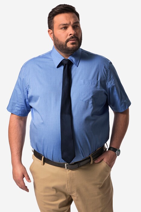 Men+ business-skjorte, korte ærmer, EasyCare, Kent-krave, Comfort Fit, op til str. 8 XL