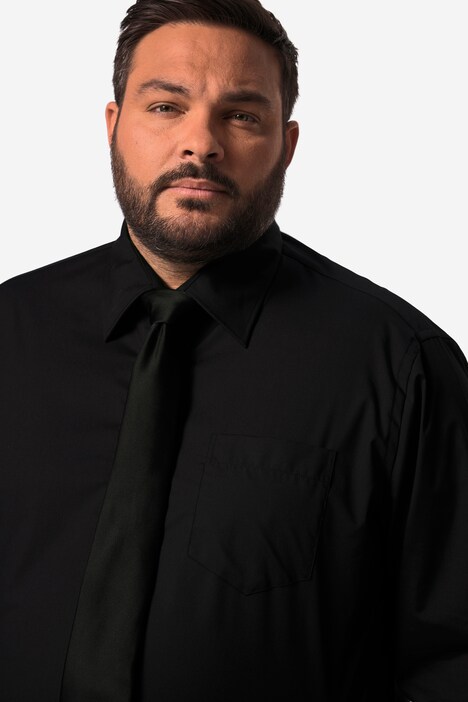 Chemise de ville Men+ à manches longues et col ajustable, matière EasyCare, coupe Comfort Fit - jusqu'au 8 XL