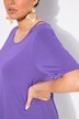 T-shirt, cut-out, classic, ronde hals, korte mouwen