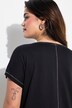 T-shirt, Comfort pasform, skrifttræk af neon-rhinsten