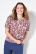 Camiseta, amplia, con estampado de flores