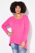 T-shirt en maille, manches longues, coupe évasée