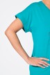 T-shirt, bloemen, oversized, ronde hals, korte mouwen
