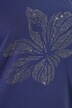 T-shirt, bloemen, oversized, ronde hals, korte mouwen