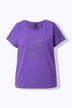 T-shirt, bloemen, oversized, ronde hals, korte mouwen