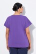 T-shirt, bloemen, oversized, ronde hals, korte mouwen