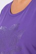T-shirt, bloemen, oversized, ronde hals, korte mouwen