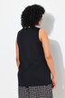 Top, cut-out, A-lijn, hartvormige hals, mouwloos