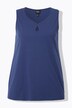 Top, cut-out, A-lijn, hartvormige hals, mouwloos