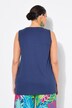 Top, cut-out, A-lijn, hartvormige hals, mouwloos