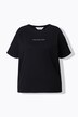 T-Shirt, oversize, skrift-struktur
